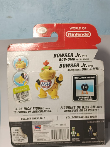 Figura Broser Jr / Mario Bros / Nintendo / Coleccionable (Usado)