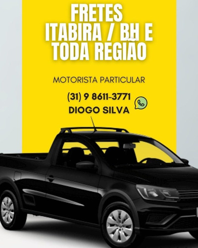 Imagem 1 de 1 de Fretes Itabira Bh E Toda Região.