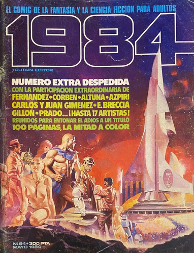 1984 El Mejor Comic Fantasía Y Ciencia Ficción, Nº 64  Rba