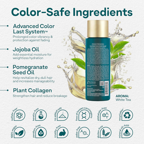 Shampoo De Cachos À Prova De Cores Para Mulheres 8,5 Fl. Onç