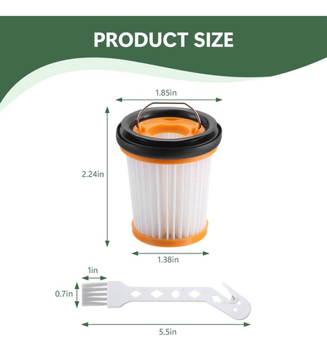 Peças De Reposição: Filtro Hepa Para Íon W1 Wv200 Wv201 Wv20