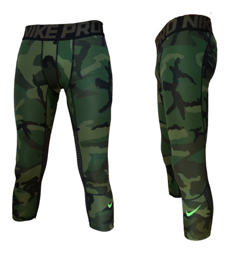 calça camuflada nike