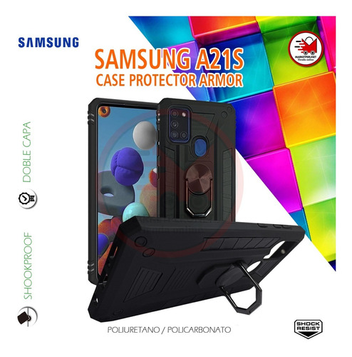 Samsung A21s Case Funda Carcasa Armor Tpu / Policarbonato