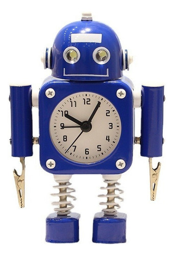 Reloj Despertador Robot For Niños Sonando