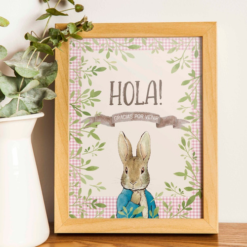 Kit Imprimible Conejito Peter Rabbit Personalizado