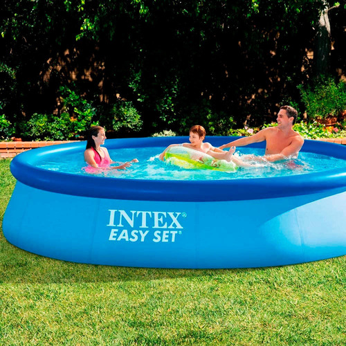 Pileta Intex Easy Set 396 X 84 Cm + Bomba