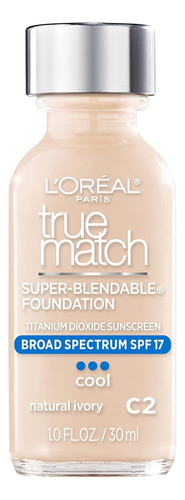 Base L'oreal True Match Super Mezclable  C2 Natural Ivory