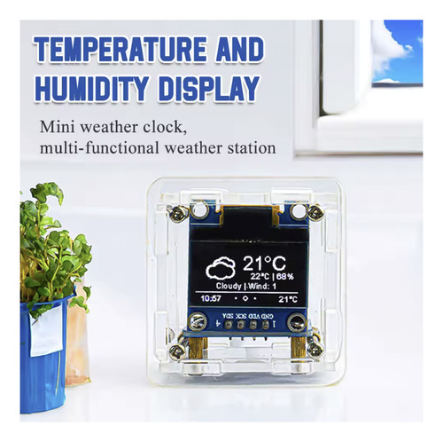 Esp8266 Reloj Wifi Electrónica Diy Kit Soldar