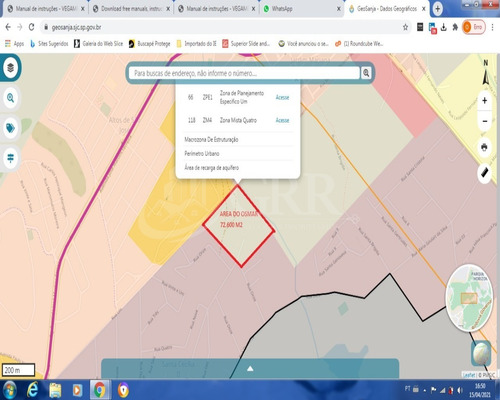 Imagem 10 de 10 de Área 72.600 M2 No Santa Cecilia Ii São José Dos Campos São Paulo - Ar00010 - 69927520