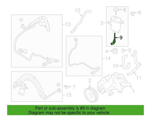 Sensor Nivel Refrigerante Bmw 645 4.4 03-05, 650 4.8 05-18