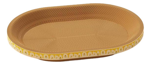 Almohadilla Rascadora Ovalada Para Gatos, 45cmx31cmx10cm