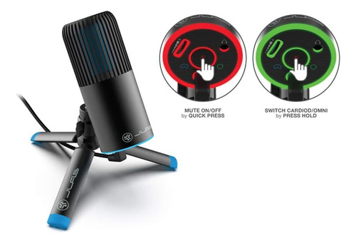 Jlab Talk Go Micrófono Usb, Salida Usb-c, Cardioides U Omnid