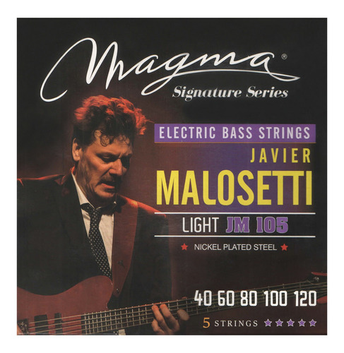 Encordado Magma Jm105 J Malosetti 040 - 120 Bajo 5 Cuerdas