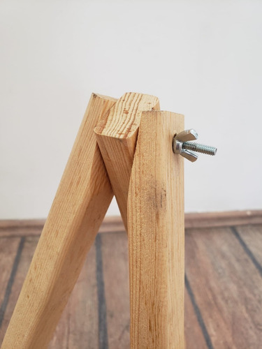 Mini Caballete De Madera Para Niños Pintar Plegable.