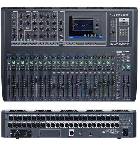 Mesa De Som Digital Soundcraft Si Impact 32 C Garantia 1 Ano