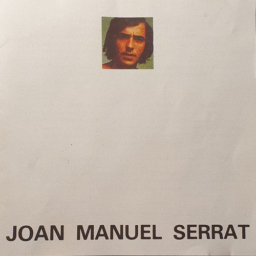 Cd Joan Manuel Serrat - Mi Niñez