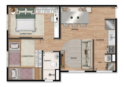 Imagem 10 de 11 de Apartamento À Venda No Bairro Cooperativa - São Bernardo Do Campo/sp - O-4836-12192