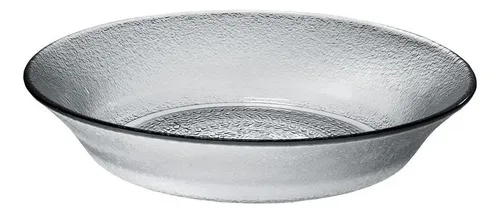 Plato hondo vidrio sale
