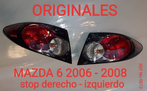 Stop Dcho/izq Mazda 6 2006/2008