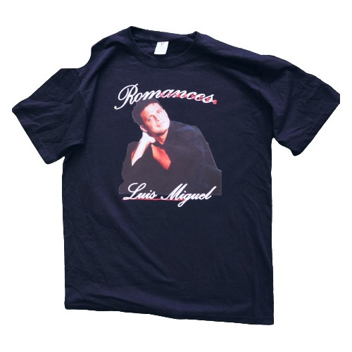 Playera Con Impresión De Luis Miguel