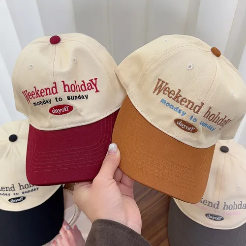 Gorra De Béisbol De Algodón Violeta A La Moda, Simples Y Ver