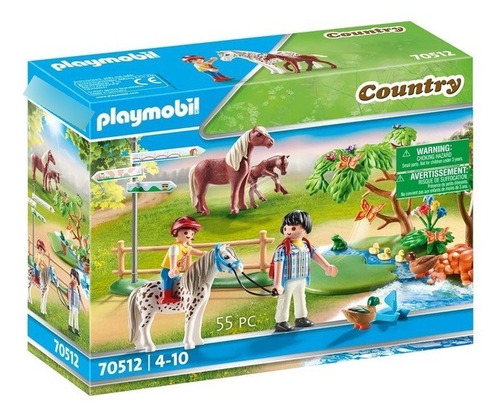 Playmobil 70512 Country Paseo En Pony Poni
