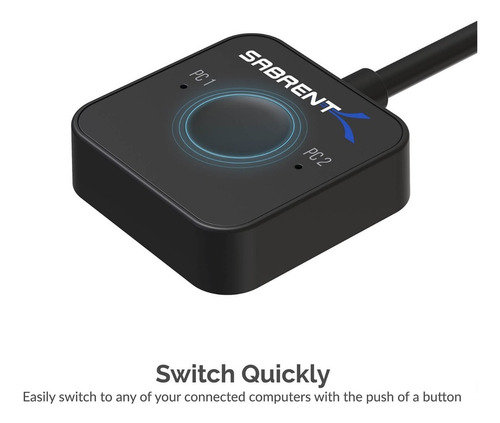 Switch Kvm Usb C Sabrent Usb-kcpd 2 Pc Con Usb-c Pd Y Hdmi