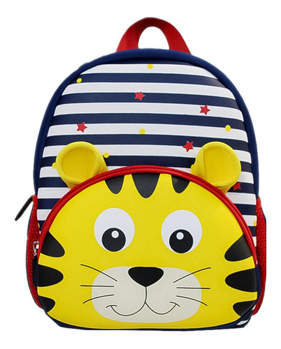 Mochilas Mochila Con Patrón De Tigre 1pc Para Niños Mochilas Mochila Con Patrón De Tigre 1pc Para Niños