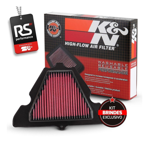 Filtro De Ar Esportivo K&n Kawasaki Z1000 / 1043 / Sx / Abs