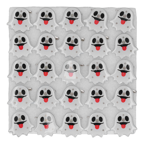 Broches De Halloween, 25 Unidades, Coloridas Luces Brillante