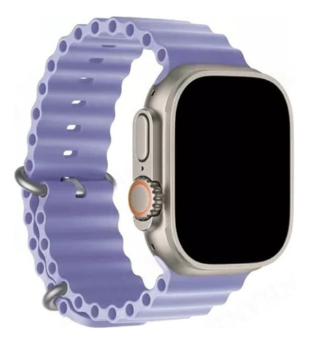 Pulsera Ocean para Apple Watch Ultra 40 41 42 44 45 mm 49 mm, color lila, ancho 44,42 mm