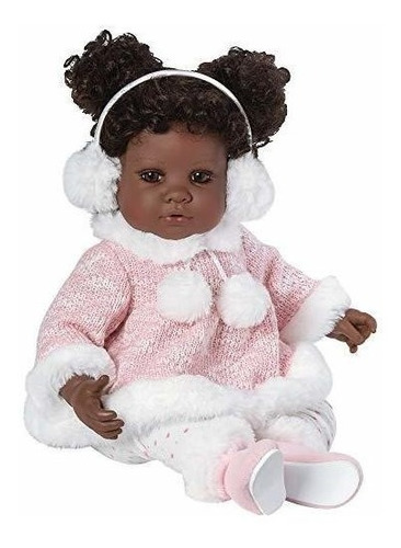 Adora Muñeca De Bebé Negra Realista De Invierno Para Bebé 