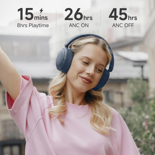 Auriculares Edifier V80 Hybrid Anc Bluetooth 45 H De Reprodu