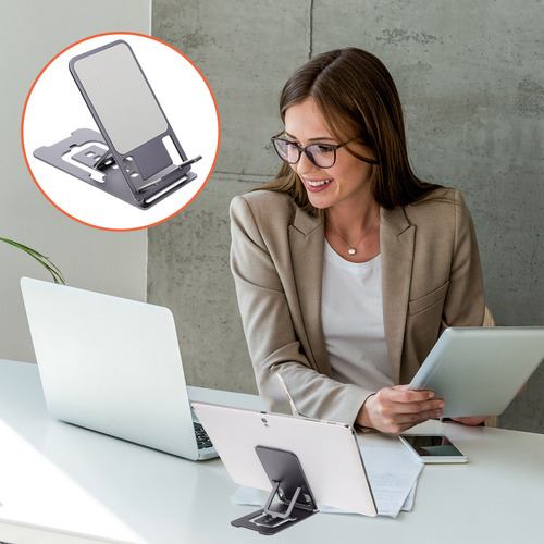 Estante De Almacenamiento Plegable Junto A La Cama Para Telé