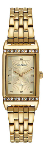 Relogio Mondaine Feminino Ref: 32495lpmvde1 Retangular