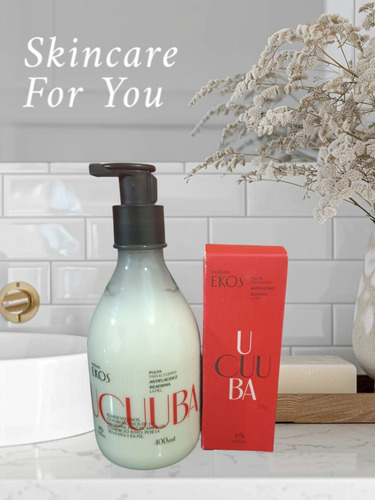 Kit Ekos Ucuuba Crema 400ml + Pulpa 75g