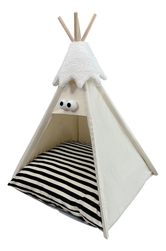 Tipi Para Mascotas, Tienda Para Gatos, Cama Lavable Para