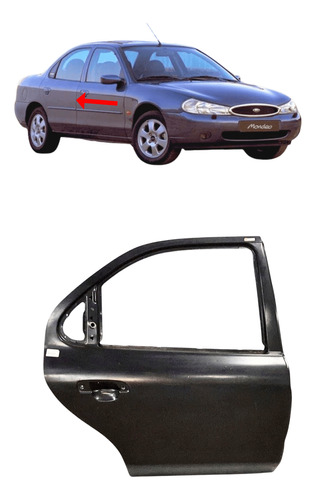 Porta Traseira Direita Ford Mondeo 1997 1998 1999 2000 2001
