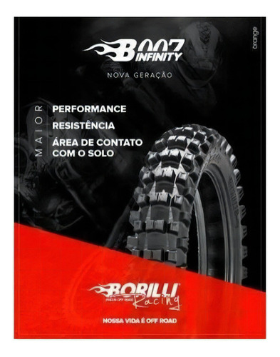 Pneu Borilli 100/100-18 B007 Infinity Exc Soft