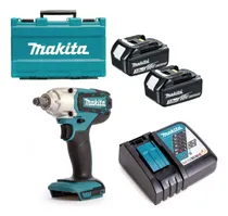 Comprar Llave De Impacto 1\u002F2  18v + 2 Baterías 3ah Y Cargador Makita