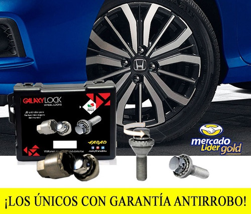 Tuercas De Seguridad Galaxylock Honda City Lx Cvt 17-18