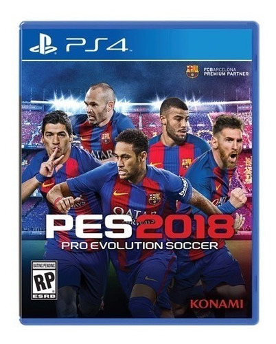 Pro Evolution Soccer Pes 2018 Ps4 Fisico Sellado Ade