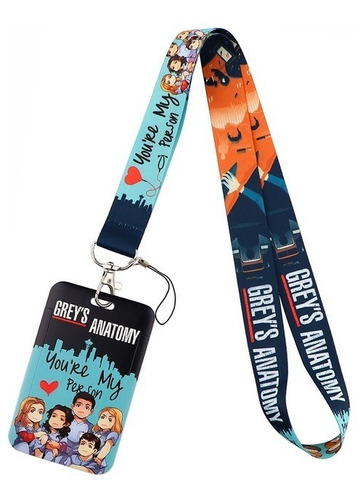 Lanyard -  Portacarnet O Tarjetero Medicina - Grey's Anatomy