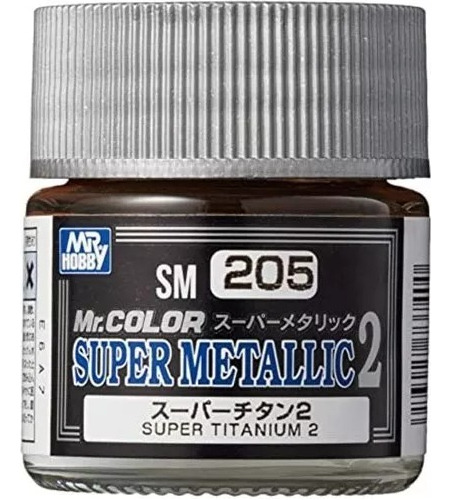 Mr Hobby Super Metallic 2 Titanium Sm 205 Titanio Metalico