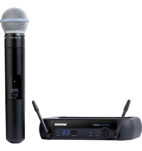 Microfone Sem Fio Shure Pgxd24br Beta 58 Digital Mão