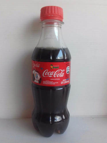 Botella Llena Coca Cola Mundial Brasil 2014 Futbol Fifa 250m