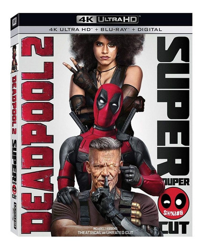 Blu Ray 4k Ultra Hd Deadpool 2 Super Duper Marvel  