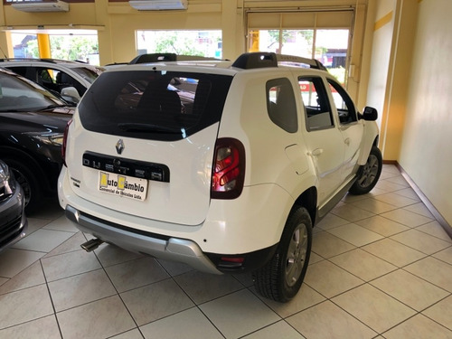 Imagem 2 de 13 de Duster Dynamique 1.6 Aut. Cvt Branca Completa Impecável
