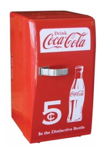 Mini Refrigerador Retro Coca Cola Ccr-12 Rojo 18 Latas