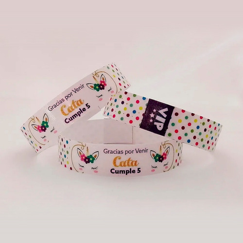 Imagen 6 de 9 de Pulseras Souvenir Sorpresitas Infantiles Personalizadas